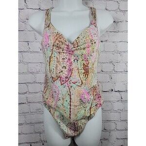 Victorias Secret One Piece Swimsuit Size Lage Multicolored Padded Top
